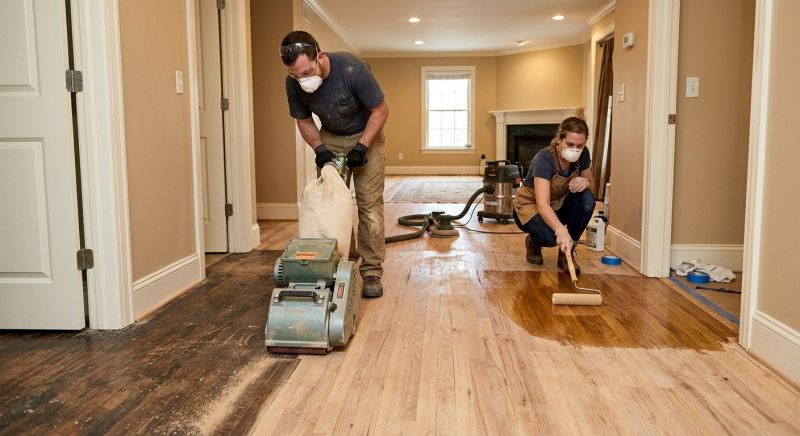 Tiger Wood Floor Refinishing in Kansas City, KS