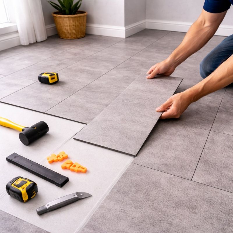 Vinyl Tile Installation in Austin, TX