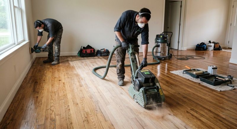 Ash Floor Refinishing in Overland Park, KS