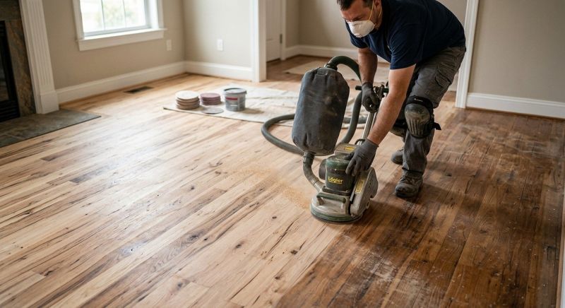 Cherry Floor Refinishing in Alpharetta, GA