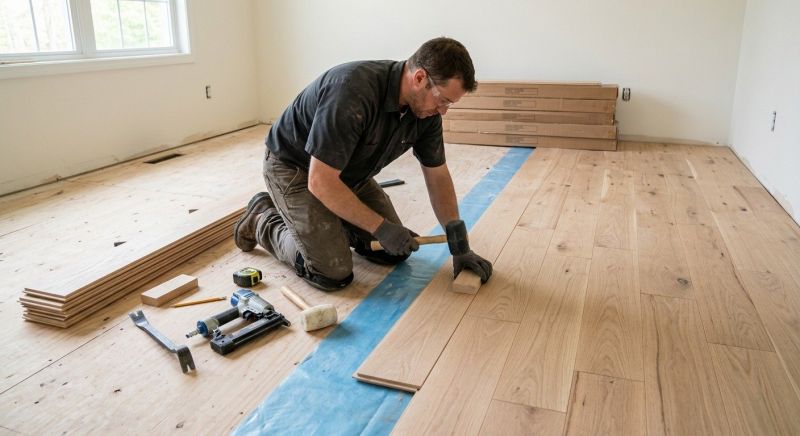 Hardwood Floor Installation in Austin, TX