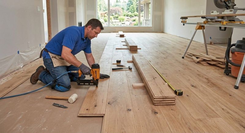 Plank Floor Installation in Manassas, VA