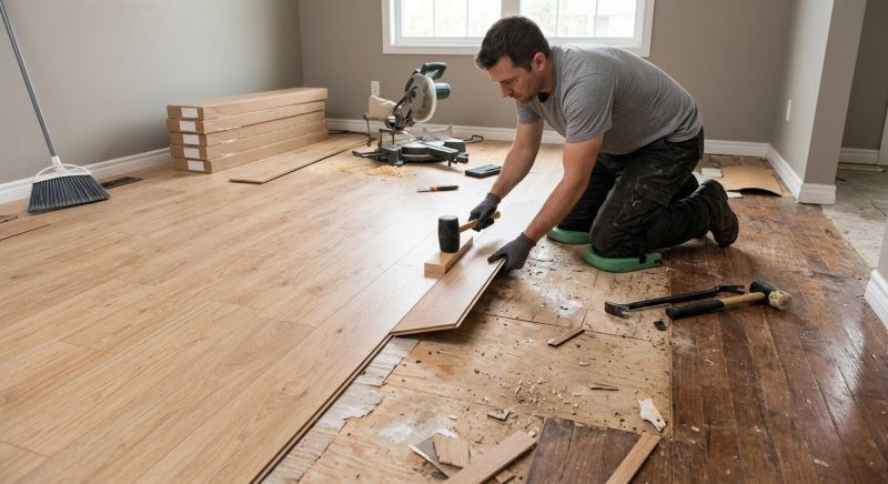 Plank Laminate Installation in Longmont, CO
