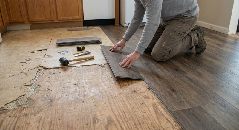 Vinyl Tile Replacement in Arvada, CO