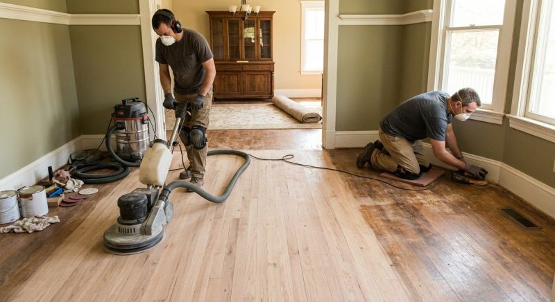 Walnut Floor Refinishing in Olathe, KS